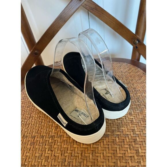 Staheekum black cami mule suede Sherpa lined slip on clog slipper - Picture 7 of 10